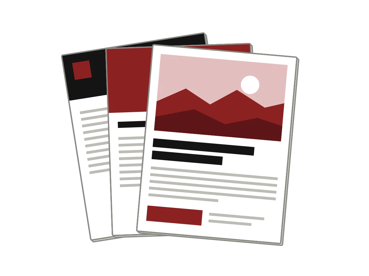 Printed flyers