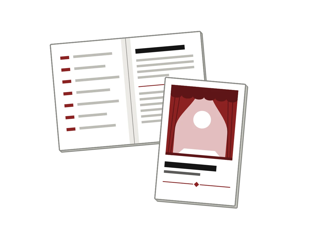 Printed event programs