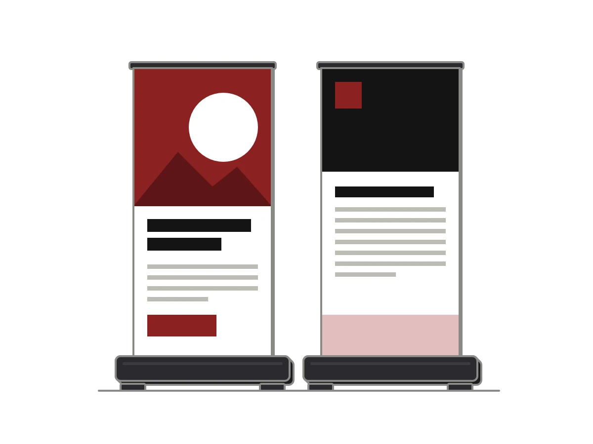 Retractable banner stand